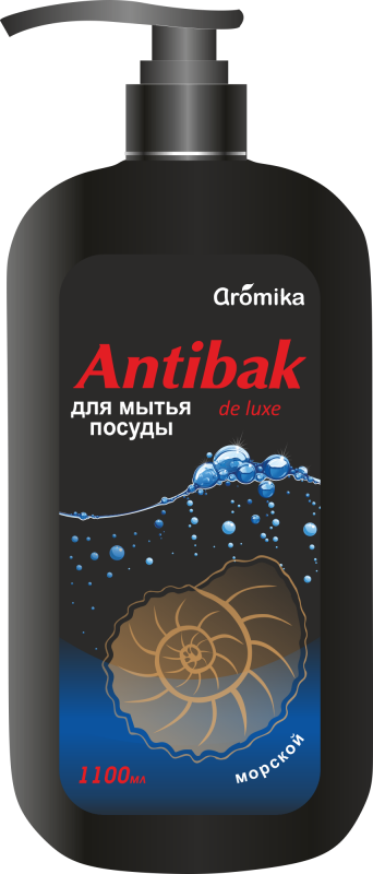 "ANTIBAK de LUXE" 1100мл д/посуды Морской 3162/12