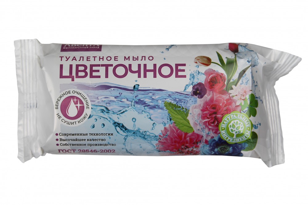 Мыто туалетное цветочное, 90 г.